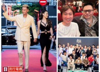 《角頭-大橋頭》首映會王陽明勾老婆蔡詩芸紅毯放閃! 余政憲大讚場面氣勢驚人