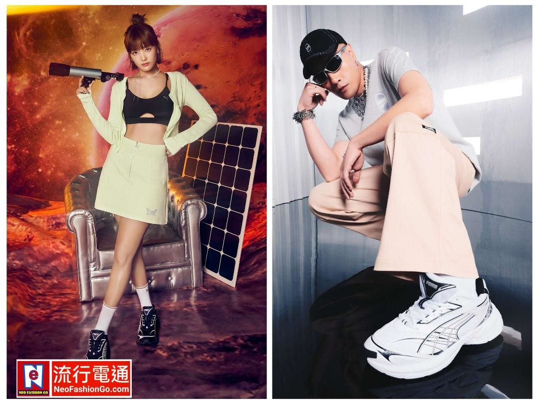 「PUMA VELOPHASIS 千禧潮鞋」品牌大使 YELLOW 黃宣及王淨 跨越Y2K 到Y3K 超時空潮流軌道