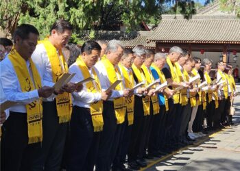 出席黃帝祭拜典禮 周錫瑋鼓勵兩岸多開放交流降敵意