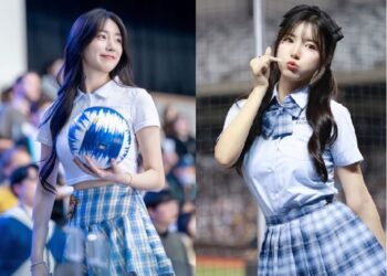 南韓啦㕸隊女孩安芝儇(左)、南珉貞將現身臺北網紅嘉年華。(翻攝自安芝儇及南珉貞IG)