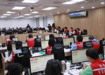 台東縣山陀兒颱風應變中心第二次工作會報於今日下午2時召開，由指揮官饒慶鈴縣長主持