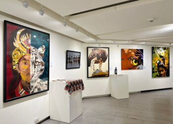 臺東縣政府與亞洲藝術與文化創意產業發展協會在臺東藝文中心2樓展覽室共同舉辦藝術家陳子強個展『溯原』