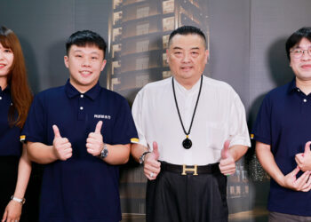 蔡許宏AI博士欣賞阿郎師木工廠對高品質的追求和職人工匠精神，將其精湛的裝修工藝融入『皇昱九天NO.1』的建築設計