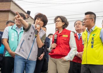 饒慶鈴縣長為康芮颱風重創台東農業向蕭副總統爭取全縣全品項現金救助及免勘查災損比率