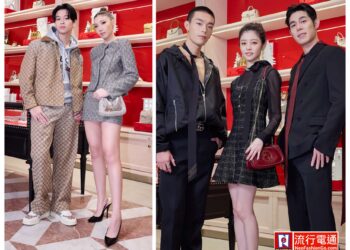 高爾宣與 Karencici 閃耀銀Gucci穿搭展現奢華光采 詹懷雲、牧森與詹子萱經典黑演繹Gucci低調優雅