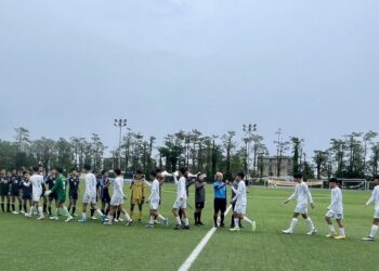 豐田國中人工草皮足球場啟用三年，首度迎來國中甲級及高中足球聯賽