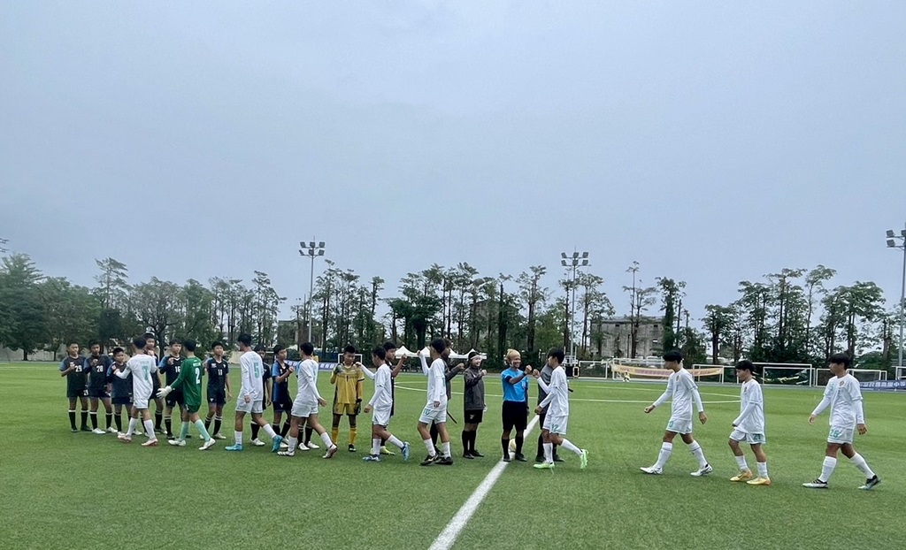 豐田國中人工草皮足球場啟用三年，首度迎來國中甲級及高中足球聯賽