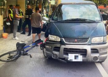 腳踏車騎士遭擦撞幸無礙 警逮酒駕舉發送辦