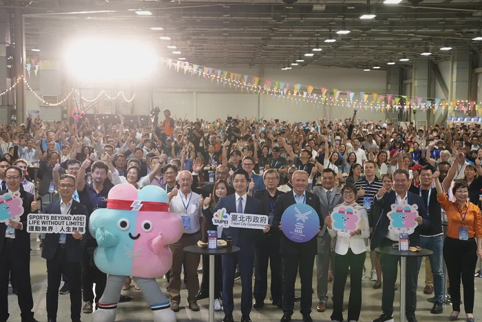 世界壯年運動會歡迎晚會台北場大合照