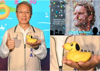 童玩30與創作黃色小鴨藝術家合作 超萌史努比鴨首亮相