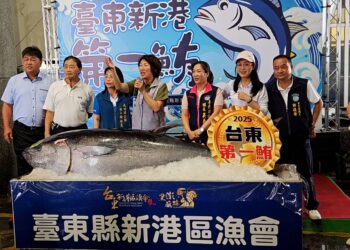 臺東第一鮪拍賣價達41萬餘元  縣府頒20萬獎金
