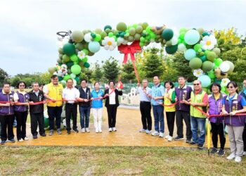 影音/落實「人與動物共融共享」的理念   社頭花木公園完工啟用