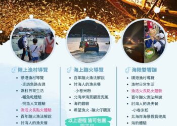 全球僅存     金山「蹦火仔」磺火漁業再現     邀您見證百年漁法的魅力