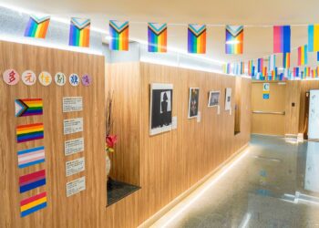 彩虹旗在新北飄揚     市府響應不再恐同日     展出跨性別攝影促多元共融