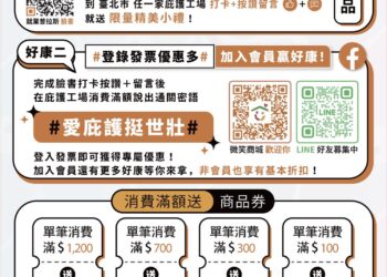 臺北市庇護工場推【愛庇護.挺世壯】雙重送!