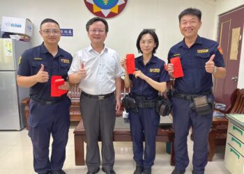 田中分局端午送暖及向警察節致敬  共慶雙節傳遞感恩情