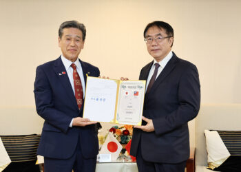締盟慶週年日本那珂市長來訪 黃偉哲宣布以「那珂街」紀念友誼