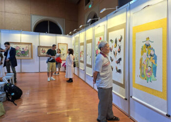 彩墨緣結好畫藝 許黃彩好個展吳園登場