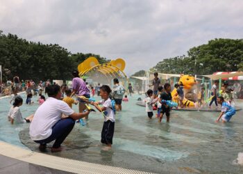 虎尾632高地公園親水園區啟用 張麗善歡迎全台親子來戲水