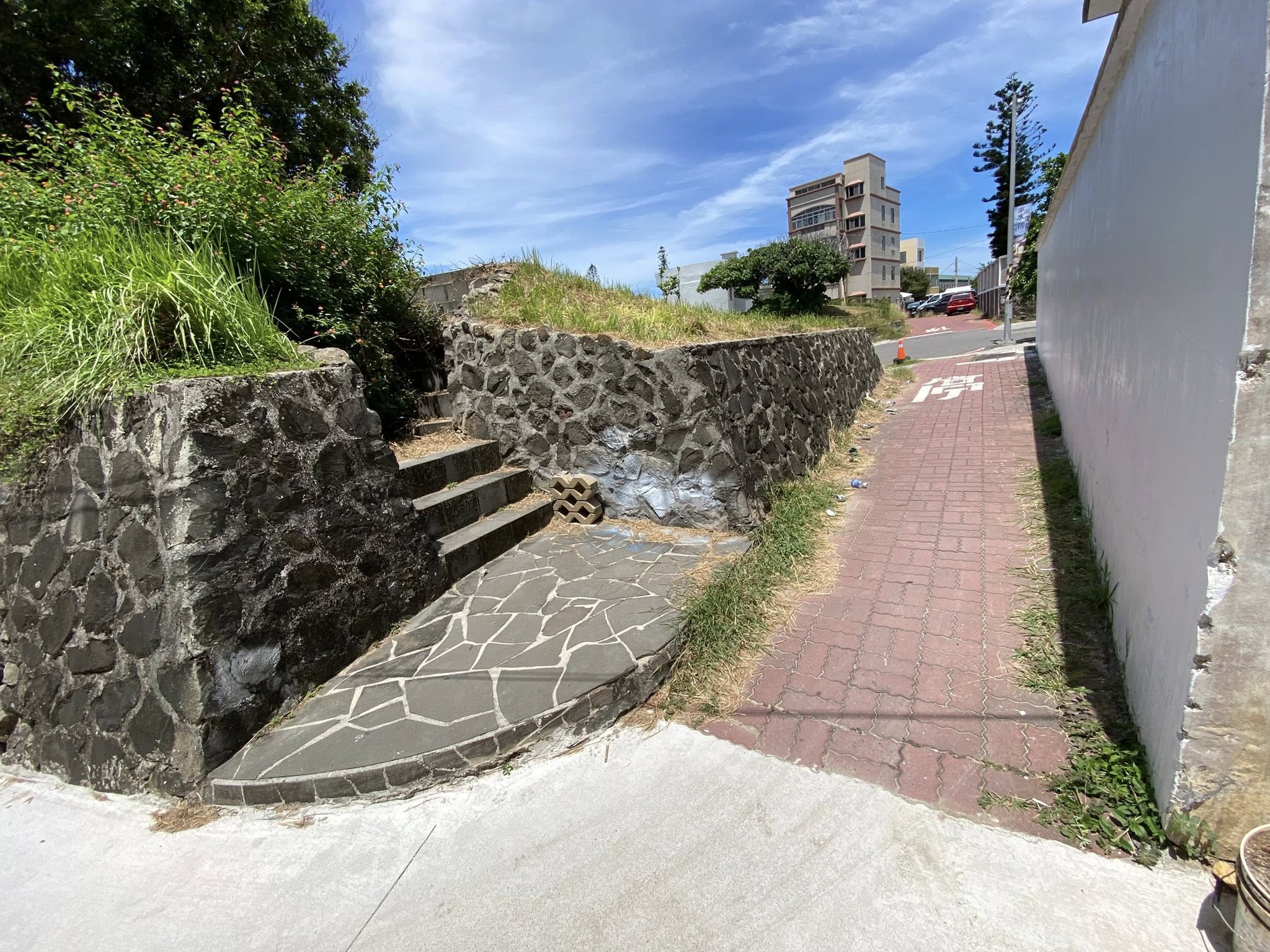 葉竹林日前親自到天后宮周遭現場勘查,對於後山頭環境的不堪,盼縣府能夠重視並妥善處理。(圖/翻攝自葉竹林臉書)