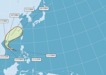 今年首颱「蝴蝶」上午8點生成 對臺灣無直接影響