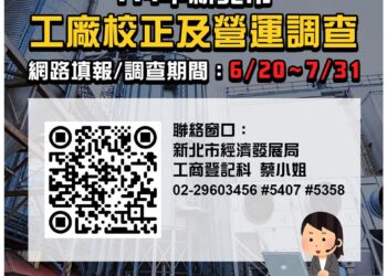 新北工廠校正及營運調查啟動     逾萬家工廠受訪     串聯「招商一條龍」助企業落地