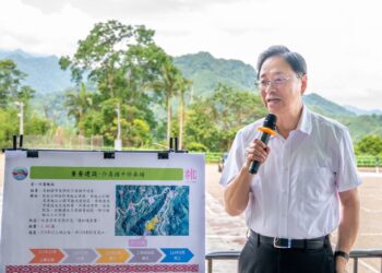張善政視察復興區介壽國中停車場     提升觀光量能     為水蜜桃季做好準備