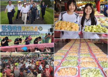 助銷壯圍哈密瓜 2000民眾體驗健走瓜果趣