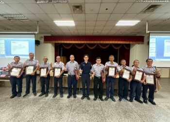 東港義警強化訓練技能　提昇2025城鎮韌性防空演習準備