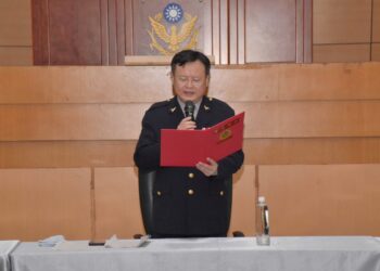 田中分局4分駐所所長聯合布達   為轄區內治安及交通做好為民服務工作