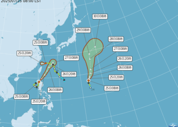 影音/熱帶性低氣壓環流影響 這些地方有大雨及強風
