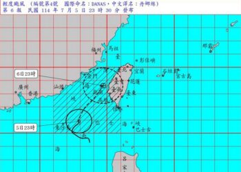 因應丹娜絲颱風來襲 水公司籲儲水備用