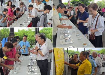 影音∕冬山老紅茶回娘家 民眾化身評茶王 現泡現喝還能帶回家