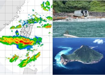 影音/潮水湧浪打上碼頭 龜山島7/29封島