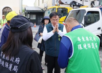 勘災不停歇 市長親赴鹽水感謝屏東、高雄支援災區復原