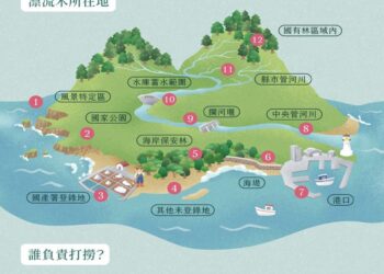 丹娜絲颱風來襲引發漂流木  採屬地主義加速清理