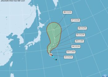 今年第3號颱風「木恩」生成 估朝日本前進