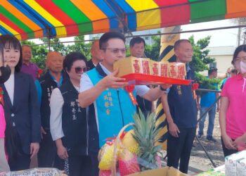 影音/嘉邑行善團芳苑漢寶中3橋改建動土  完工後提供鄉民更安全的交通環境