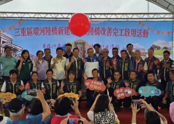 新北打造友善親水環境     三重環河陸橋增設電梯     提供無障礙通行服務
