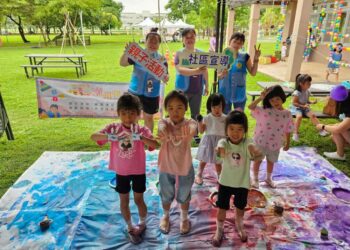 「玩轉屏東‧童享平權」微雨中的童樂派對