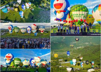 影音/五彩繽紛熱氣球升空 鹿野高台再掀國際盛況