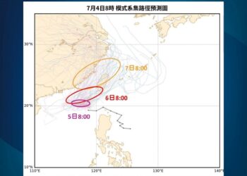 丹娜絲暴風圈擴大「具破壞力」 氣象署:明最接近台灣