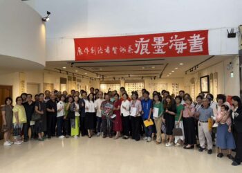 北港書法家蔡誠賢「書海墨痕」首展開幕 22年耕耘書藝教育成果亮眼