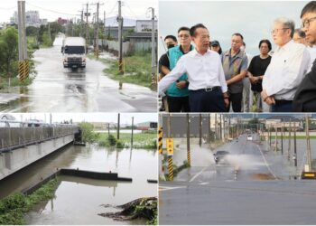 影音/豪雨狂炸重創!行政院政委陳金德南下勘災