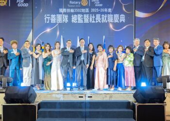 張善政出席扶輪3502就職迎新晚會     肯定公益貢獻     盼與市府續推社會福利