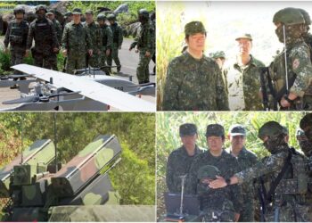 再次視導漢光41號演習 總統肯定國軍落實實戰化訓練要求
