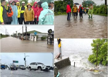 影音/連日強降雨 臺東市多處淹水