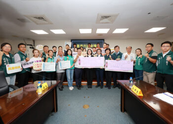 臺南市議會號召援助丹娜絲風災重建 發起議員捐款