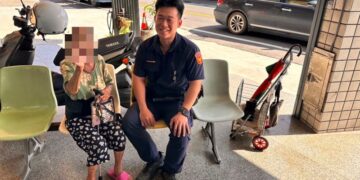 楊柳颱風來襲　里港分局協助三地門鄉撤離及預警性封路