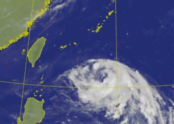 影音/中央氣象署05:30發布中度颱風楊柳海上颱風警報